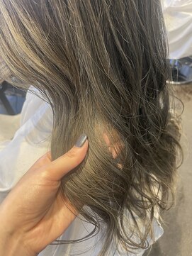 ムード マグ レーベル 南松本(MOOD Mag Label) 20代30代40代ナチュラルハイライト透明感オリーブグレージュ