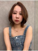 [澤口] ミニウルフレイヤーカット顔周り前髪韓国ボブ/錦糸町