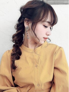 ヘアアンドスパ モーブ 世田谷(hair&SPA Mauve) チェリーブラウン／ミニウルフデジタルパーマ【世田谷】