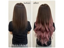 エクステ ネイル アイラッシュ サルサ グレイス 千葉店(SALSA GRACE)の雰囲気（編み込みorシールの装着方法が選べます！ぜひご相談ください！）
