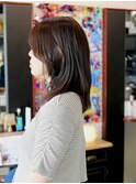 【透け感マットブラウン】