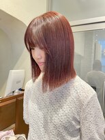 エルサフィロ ヨドヤバシ(el zafiro yodoyabashi)&nbsp;チェリーピンクカラー　ボブ