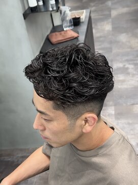 メンズサロンドットリアン(dot. lien) メンズショート海外風ビジネス短髪メンズパーマ