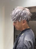 メンズパーマ　ツイスパ　波巻き　メンズバレイヤージュ