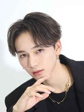 エデアンルクラ 下通(EDEAN Leclat) 熊本ショートセンターパート ニュアンスパーマ ナチュラルヘア