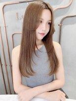 ロンド エメ 柏(Lond aimer)&nbsp;韓国柏顔まわり髪質改善縮毛矯正暗めカラーボブくびれレイヤー柏