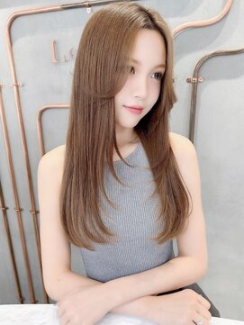 ロンド エメ 柏(Lond aimer) 韓国柏顔まわり髪質改善縮毛矯正暗めカラーボブくびれレイヤー柏