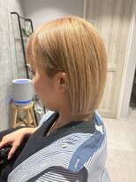 ルース(LOOSE)&nbsp;切りっぱなしボブ#立川#立川駅#縮毛矯正＃髪質改善#ブリーチ