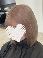 ラピス 福岡天神店(Lapis)&nbsp;10代・20代/ブリーチ/ハイトーン/モテカラー◎ピンクベージュ