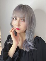 カルフール ロコ 草加西口店(Carrefour LOCO)&nbsp;ダブルカラー/シルバー ラベンダー/艶髪/透明感/ハイトーン