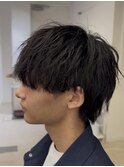 緩めシャドウパーマ