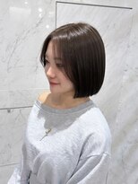 ボネッカ 鶴見(BONECCA)&nbsp;ボブ×グレージュカラー【HINA】