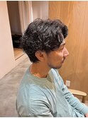 大人無造作スパイラルパーマ【佐藤和弥】