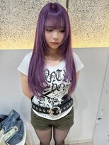 オプス 大名店(Ops) ☆エクステで憧れロング×パープルレイヤー