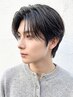 【気になる癖毛に】メンズカット＋顔まわりナノケア縮毛矯正 ￥7200