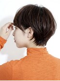 ひし形ショートボブ/大人ショートヘア/40代/50代/60代/表参道