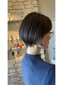 大人可愛いショートボブで、横顔美人に♪