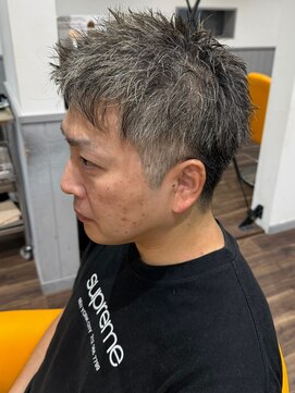 ラパンセブランメンズ 蟹江(LA PENSEE BRUN MEN'S) 刈り上げショート