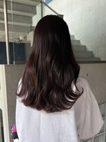 ヲタク 渋谷 代官山 恵比寿(wotaku.) ラベンダーブラウンブリーチなしカラーピンクブラウン暖色カラー