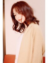 ココロ(HAIR CoCoro relaxation)&nbsp;くしゅっと波ウェーブ風＆アプリコットブラウン☆