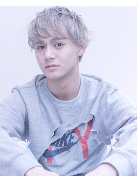 カシュカシュ(cache cache) cachecache☆メンズシナモンベージュエッジマッシュstyle