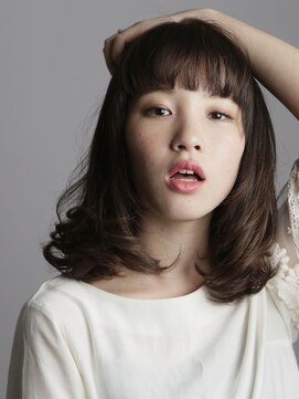 アドラーブル 長岡リップス旭岡店(adorable) 切りっぱなしひし形ヘア★Cカーブで大人可愛い