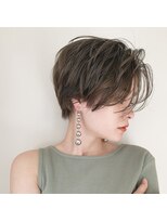 ボタン テンジン(VOTAN tenjin)&nbsp;【votan 北村】ベージュカラー×前下がりショート