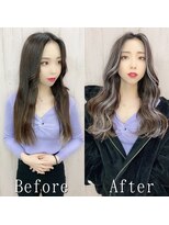 あるじゃんすー 町田店&nbsp;ラベンダー#シールエクステ#小顔へア#前髪#イメチェン#町田