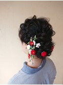 編み込み☆ダウンアップ