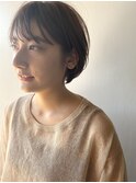 Salt大久保◇柔らかbeige short3/ヌーディベージュ/束感ショート