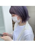ぱつっとパープルカラー