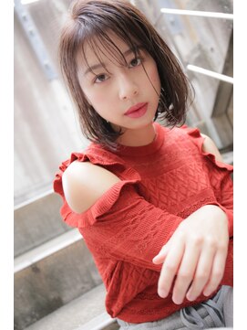 セシルビー 等々力店(SECILB) かきあげ マッシュボブ グレージュ