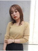 ミディアムレイヤーカット/10代20代/インナーカラー/ミディアム