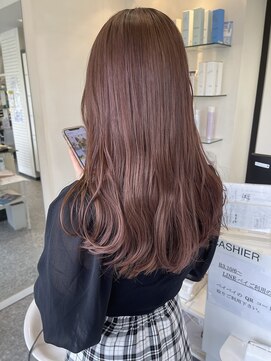 美容室 サワコ 国府店(SAWAKO) ミルキーピンクベージュ