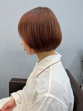 オズ 郡山桑野店(OZ) 《オズ》ピンクブラウン#ブリーチなし#髪質改善