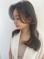 バイオレットジェム(Violet`jem) 韓国ヘアー　グレージュカラー　くびれヘアー