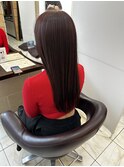 【レッドブラウン】艶カラー　齊藤容史