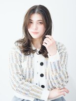 ルクスドレ 新宿(Luxe doree')&nbsp;チェリーブラウン/ルーズヘア/フリンジバング/前髪カット/新宿駅