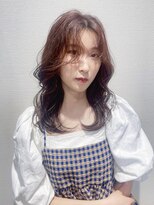 ポイントファイブバイソレイユ 小松店.5 by SOLEIL)&nbsp;【韓国】【顔まわりカット】【オレンジブラウン】