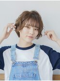 骨格ナチュラル/フワフワカーリーショートボブ/20代30代40代