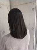 大人綺麗なレイヤースタイル　ネイビーグレージュ　おおたかの森