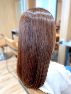 アロマヘアルーム 横浜店(AROMA hair room) ミルクチョコアッシュカラーツヤ髪スタイル/横浜/横浜西口