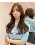 韓国/髪質改善/博多韓国ヘア/顔まわり/レイヤー/前髪/上通り