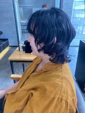 ソイクフ 四条大宮店(SOY-KUFU) 20代30代40代◎ 魅力倍増カールセミディダークグレージュ