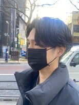 毛流れセンターパート