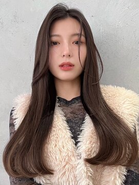 ノイ(noi) 顔周りレイヤーカットくびれヘアミルクティーベージュカラー