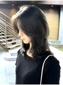 かきあげ前髪 レイヤーカット ワンカール 表参道