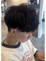 クレヨン ケース(Crayon case)&nbsp;メンズ カルマパーマ ツーブロック