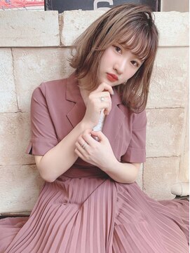 ニスル 町田店(NISURU) 似合わせカット/大人ガーリー/ダークアッシュ/着物/町田/町田駅