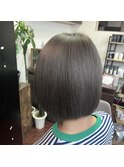グレージュ×ボブ×ハリウッドトリートメント